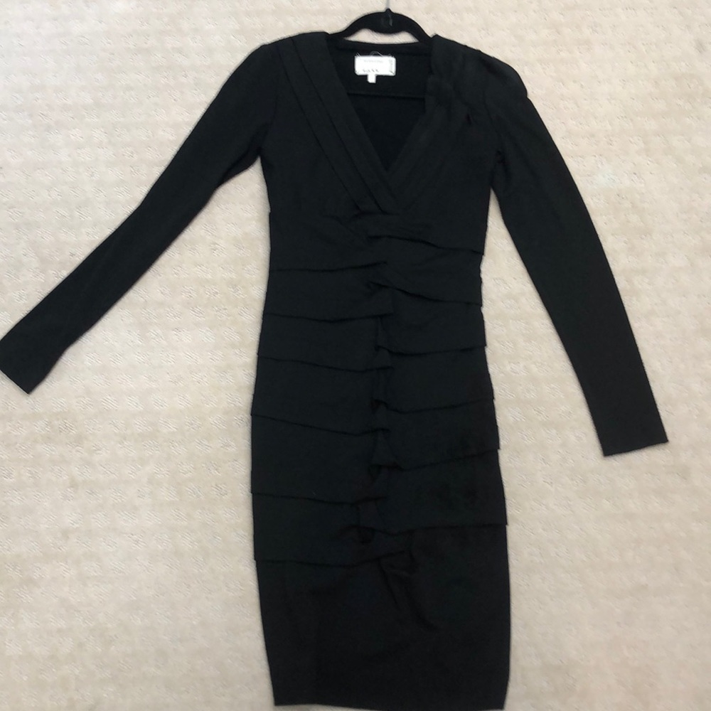Nicole Miller Black Artelier Dress